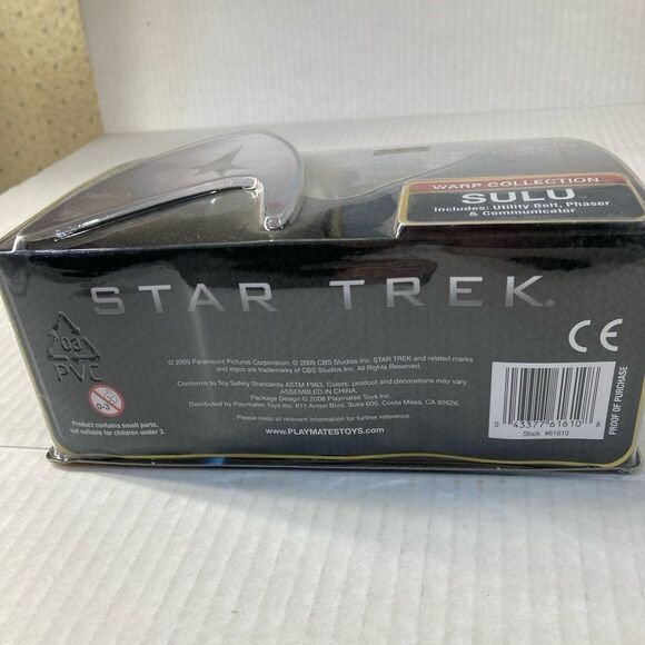 Playmates Star Trek Warp Collection Sulu Action Figure 2009 New in Package - Picture 5 of 6